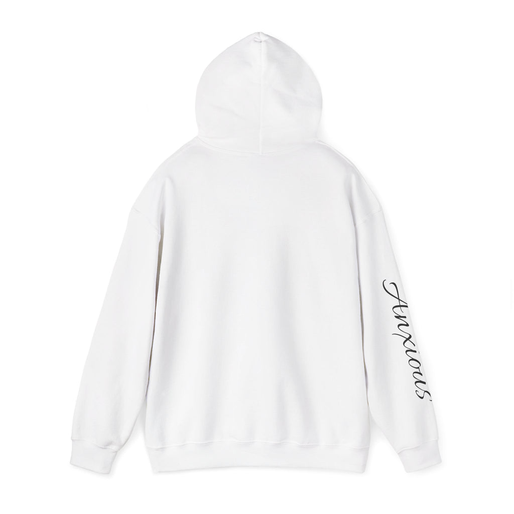 Hoodie — 'What Baby Daddy?' Sassy Graphic Hooded Sweatshirt (Anxious Sleeve)