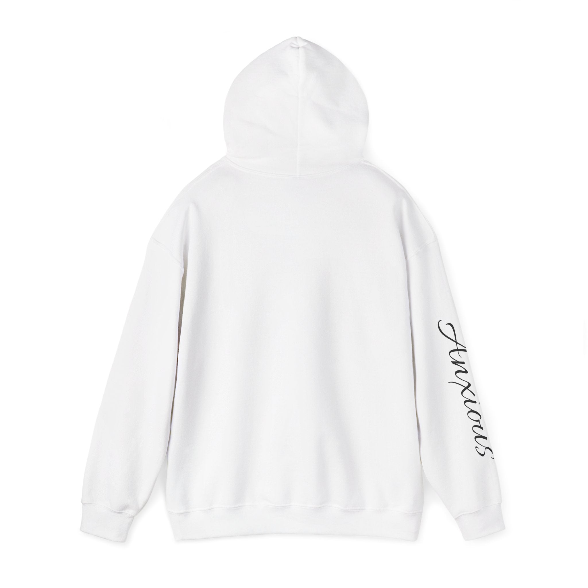 Hoodie — 'What Baby Daddy?' Sassy Graphic Hooded Sweatshirt (Anxious Sleeve)