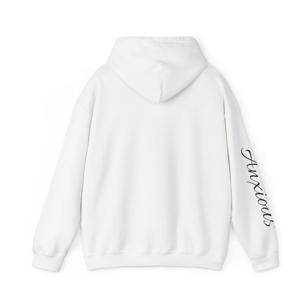 Hoodie — 'What Baby Daddy?' Sassy Graphic Hooded Sweatshirt (Anxious Sleeve)