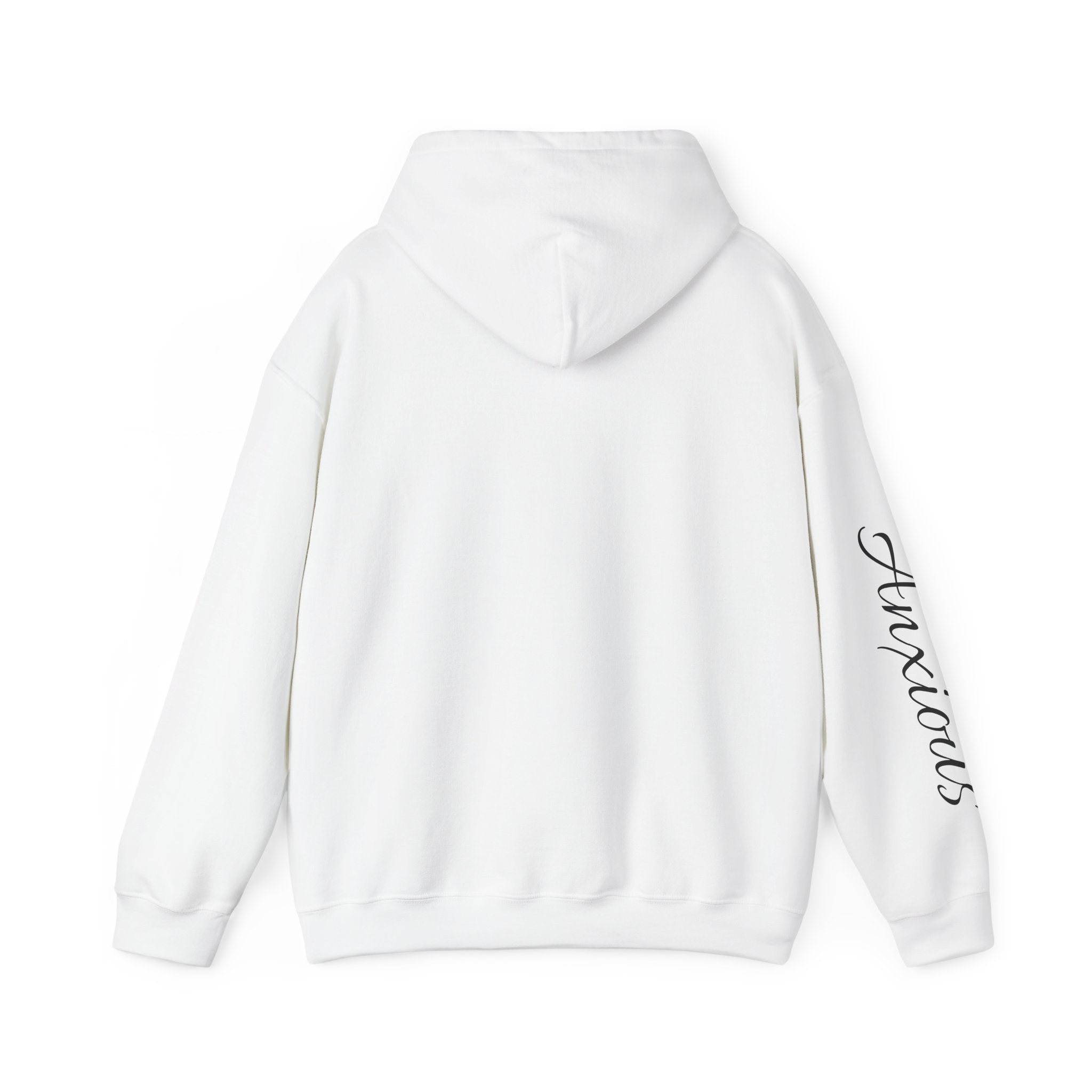 Hoodie — 'What Baby Daddy?' Sassy Graphic Hooded Sweatshirt (Anxious Sleeve)