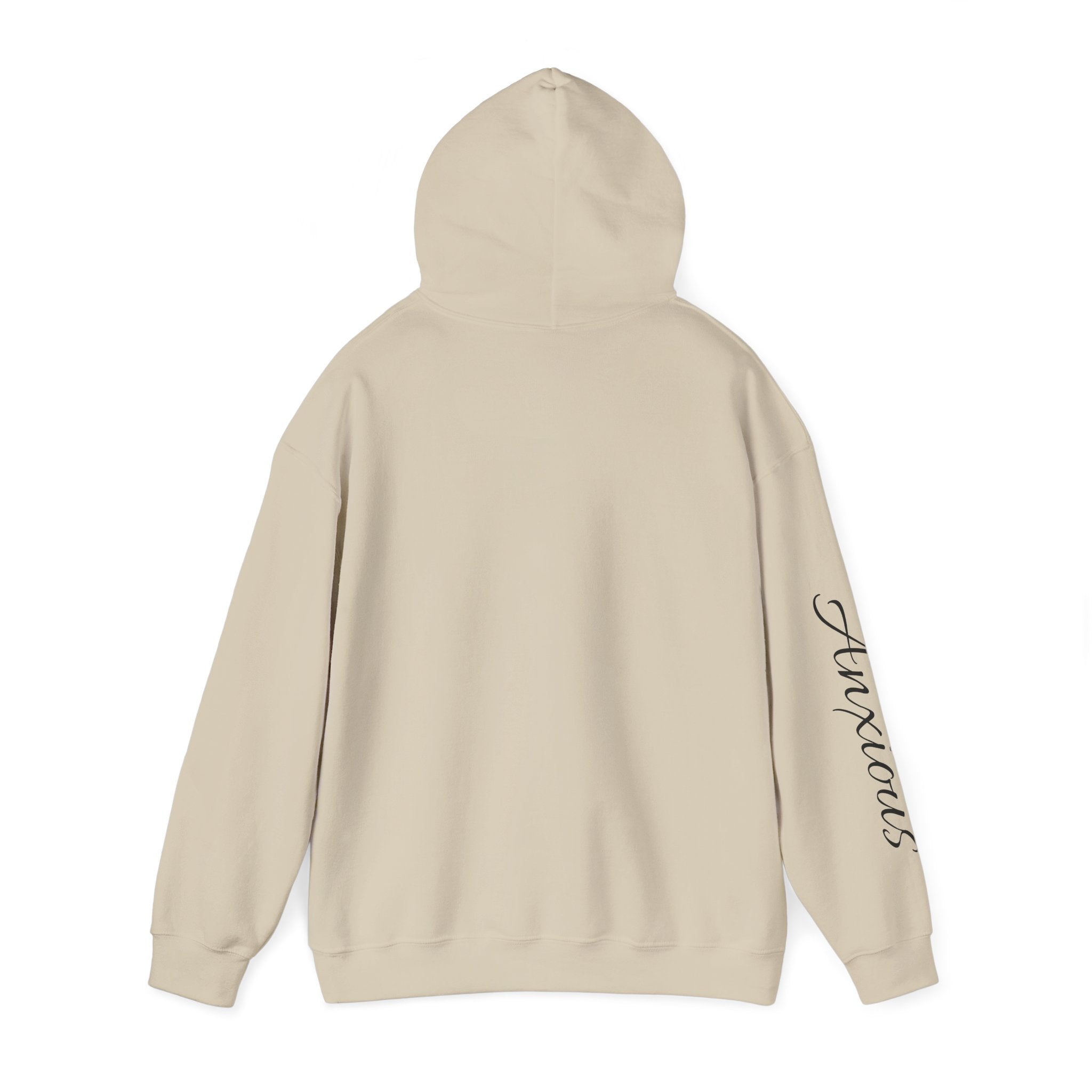 Hoodie — 'What Baby Daddy?' Sassy Graphic Hooded Sweatshirt (Anxious Sleeve)