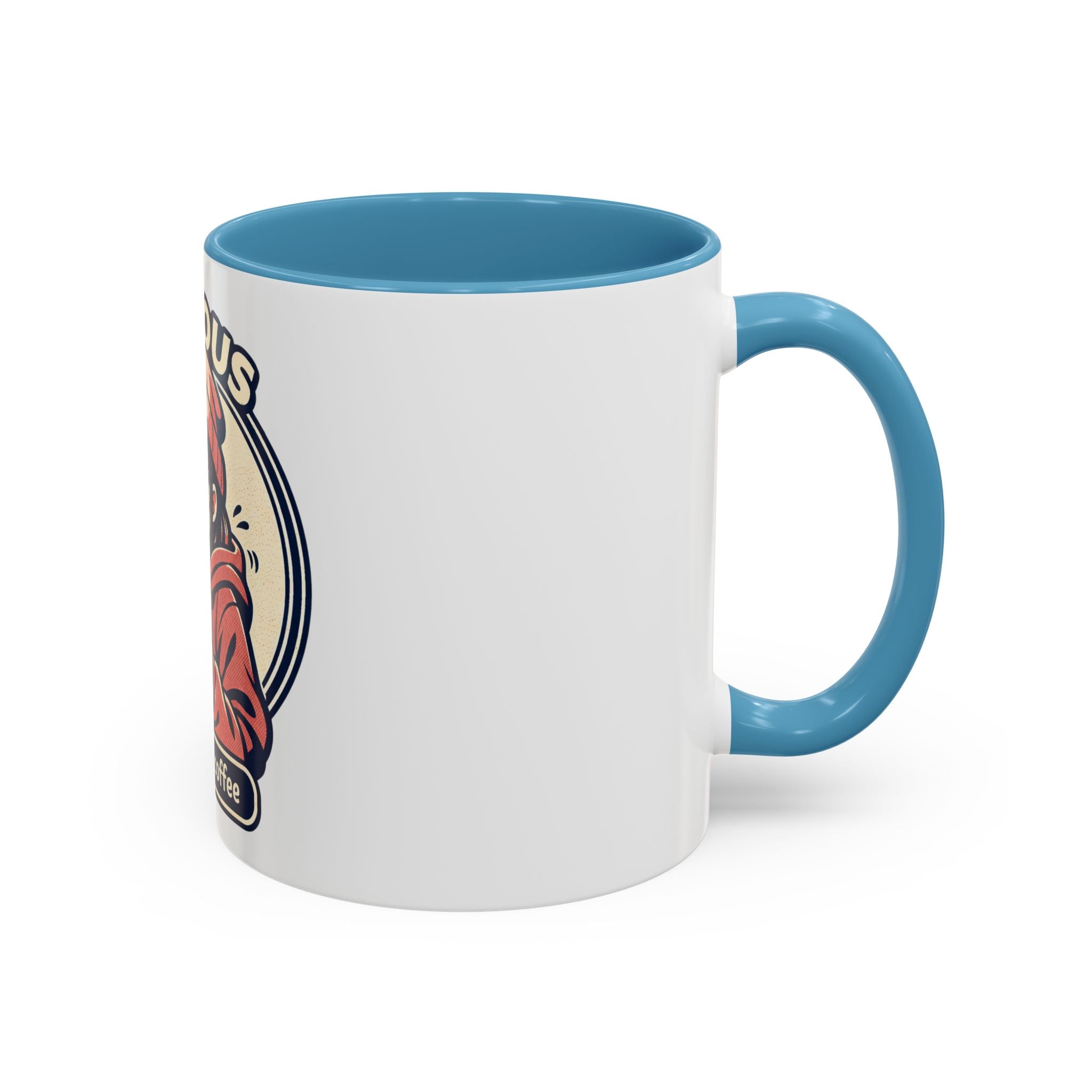 Coffee Mug — 'Anxious But I Have Coffee' Cute Anime Comfort Mug