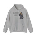 Hoodie — 'What Baby Daddy?' Sassy Graphic Hooded Sweatshirt (Anxious Sleeve)