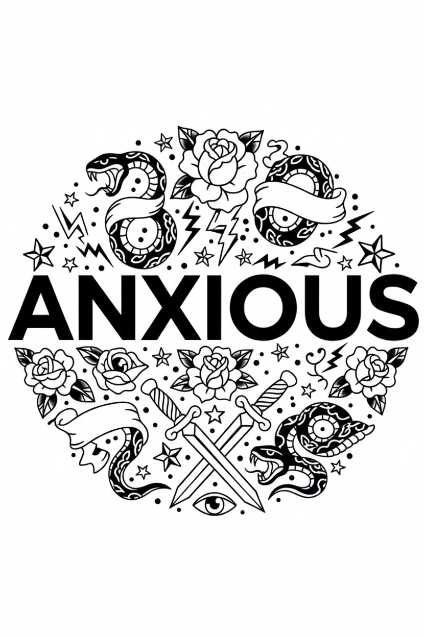 Anxious Clothing Brand Logo